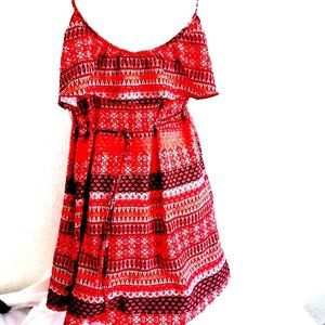 Tribal Print Hollister Sun Dress  S